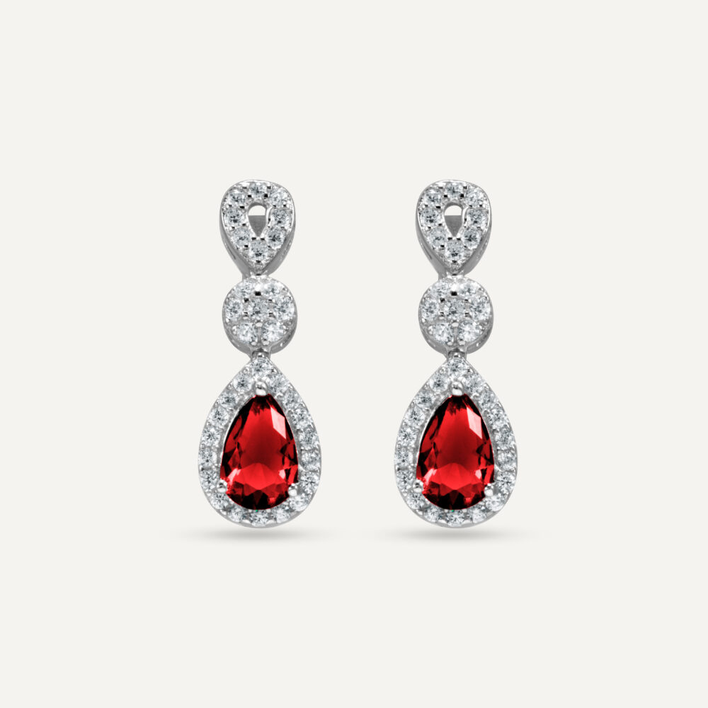 Amore Red Earring